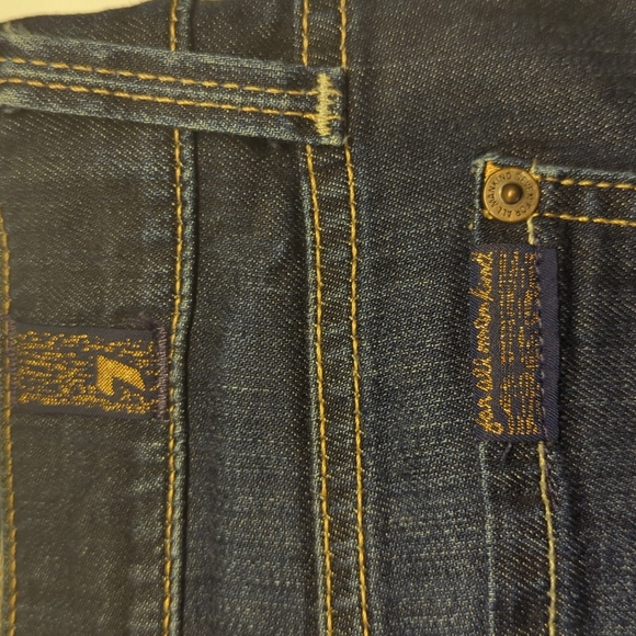 7 For All Mankind, straight leg, blue jeans, 31 - Picture 6 of 9
